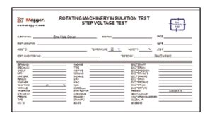 megger test form|You got the power; With PowerDB lite .